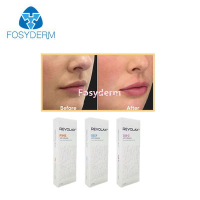 1.1ml Dermal Lip Fillers Revolax Fine Deep Sub-Q For Anti Wrinkles Hyaluronic Acid Injection